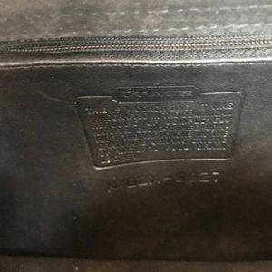 Vintage Coach bag - worn leather on closure